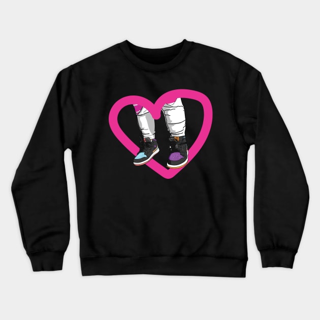 Sneaker girl Crewneck Sweatshirt by Massive Dzines